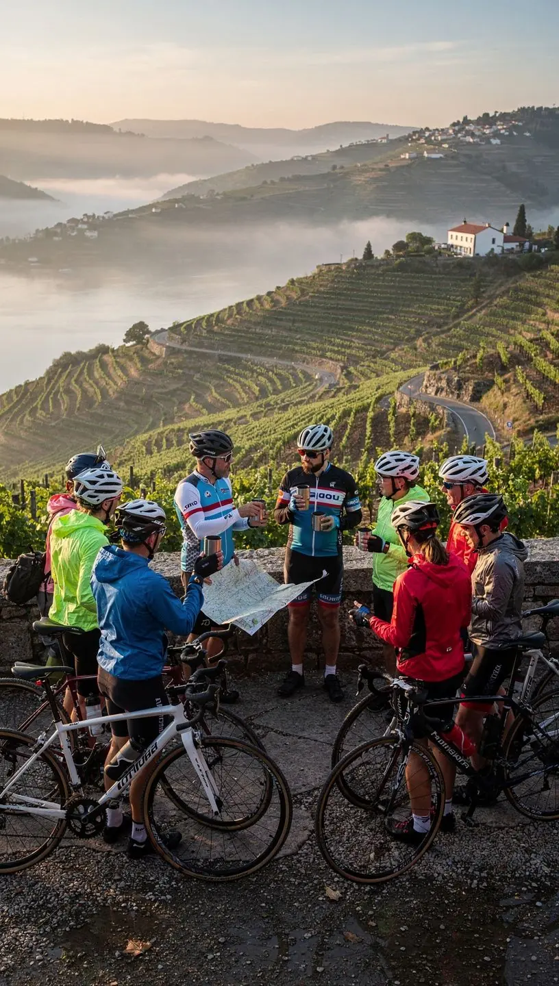 Benefícios de passeios de bicicleta organizados em grupo.